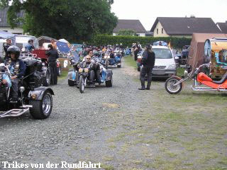 Trikes von der Rundfahrt